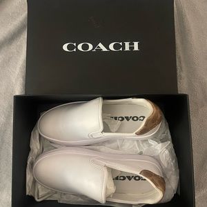 Coach Walker Leather Slip-Ons